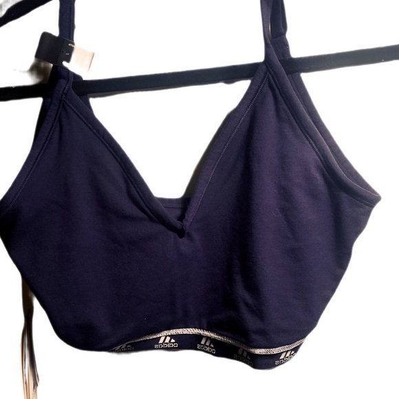 NWT Adidas Aeroready purebra lightweight stretch athletic yoga bra top XLDD - Picture 2 of 4